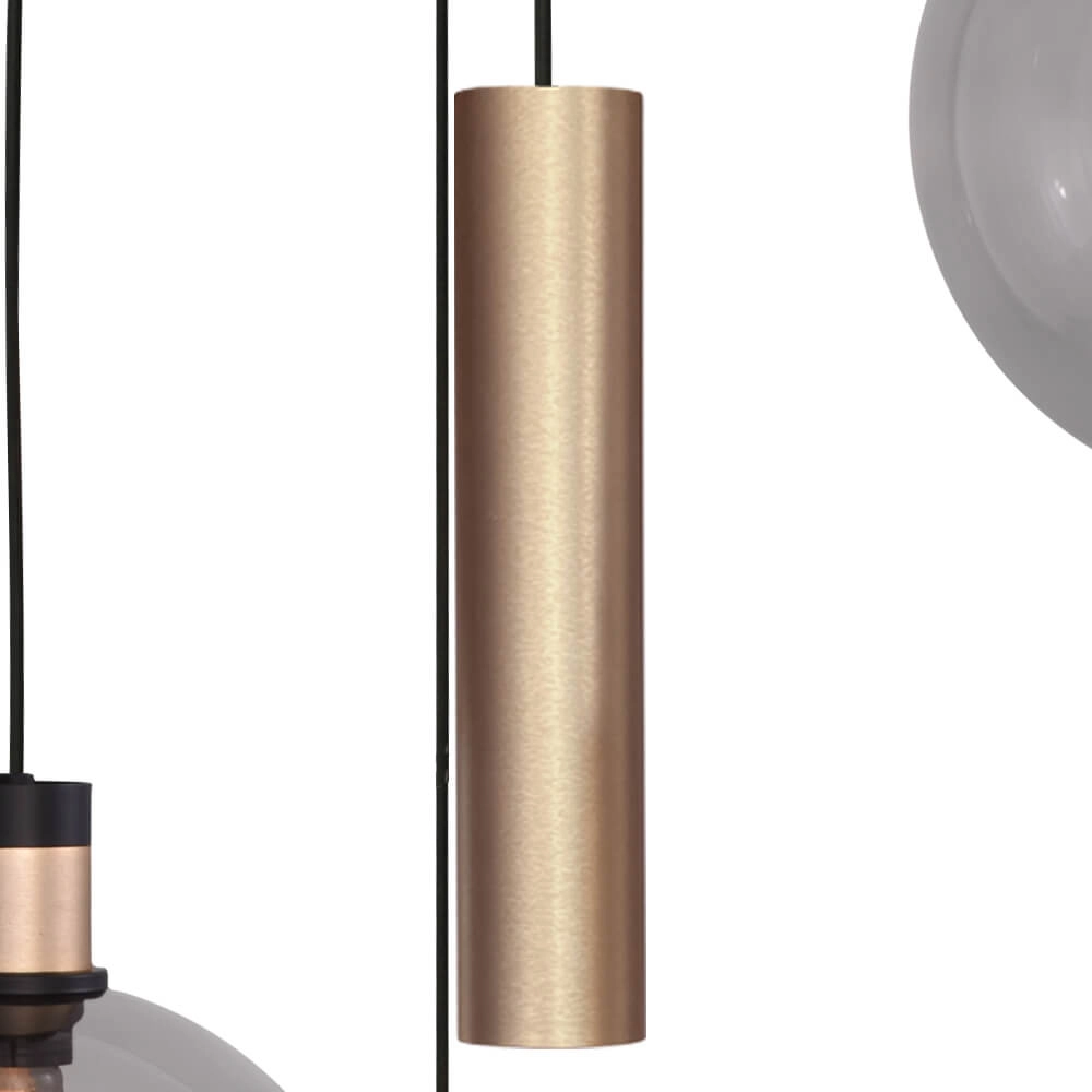 Vide hanging lamp Lazise 2 3x Ø 25cm and 2x GU10 gold Masterlight 8718121303895