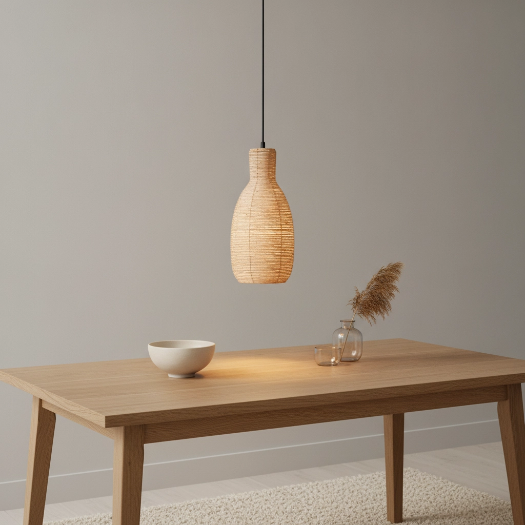 Pendant lamp Ona Ø 18cm rattan