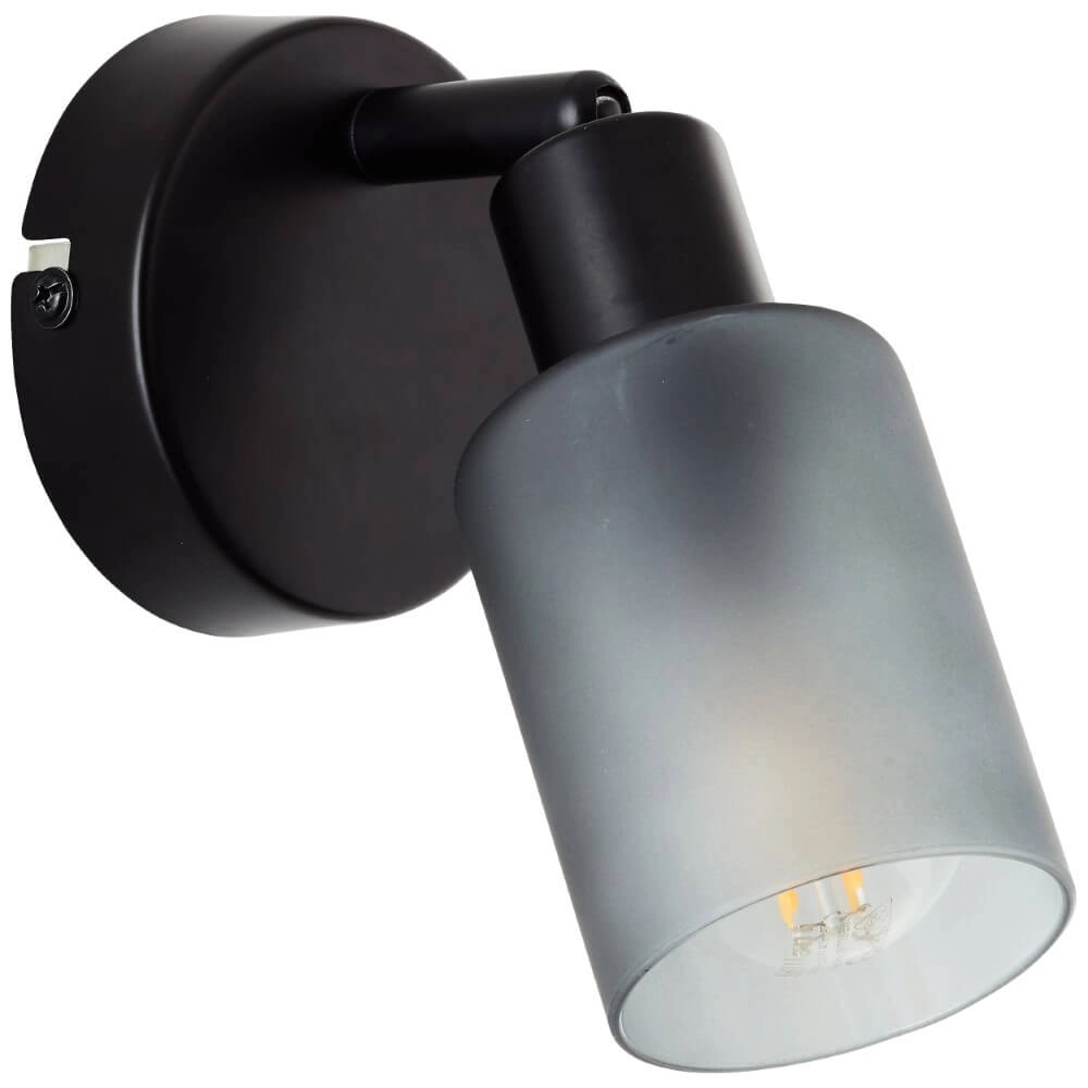 Black wall lamp Loralie Brilliant 4004353413223