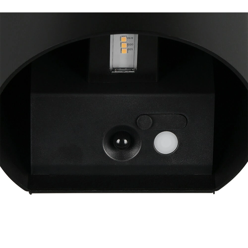 Rechargeable wall lamp Genie Black with sensor Trio 4017807636321