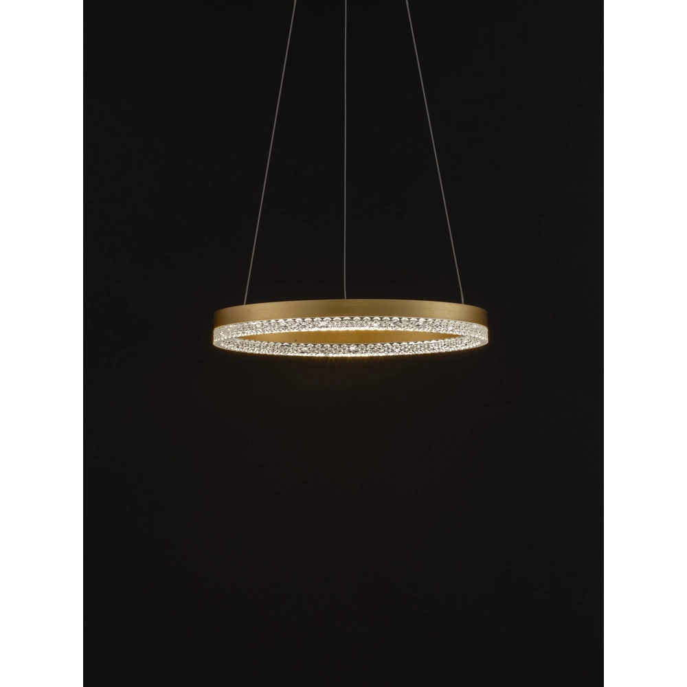 Pendant lamp Adria gold Ø 40cm Lyora 5212017443779