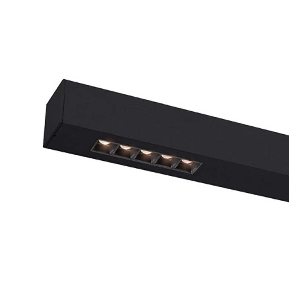 Ceiling lamp Q-Line 100cm - 3000K black SLV 4024163189781
