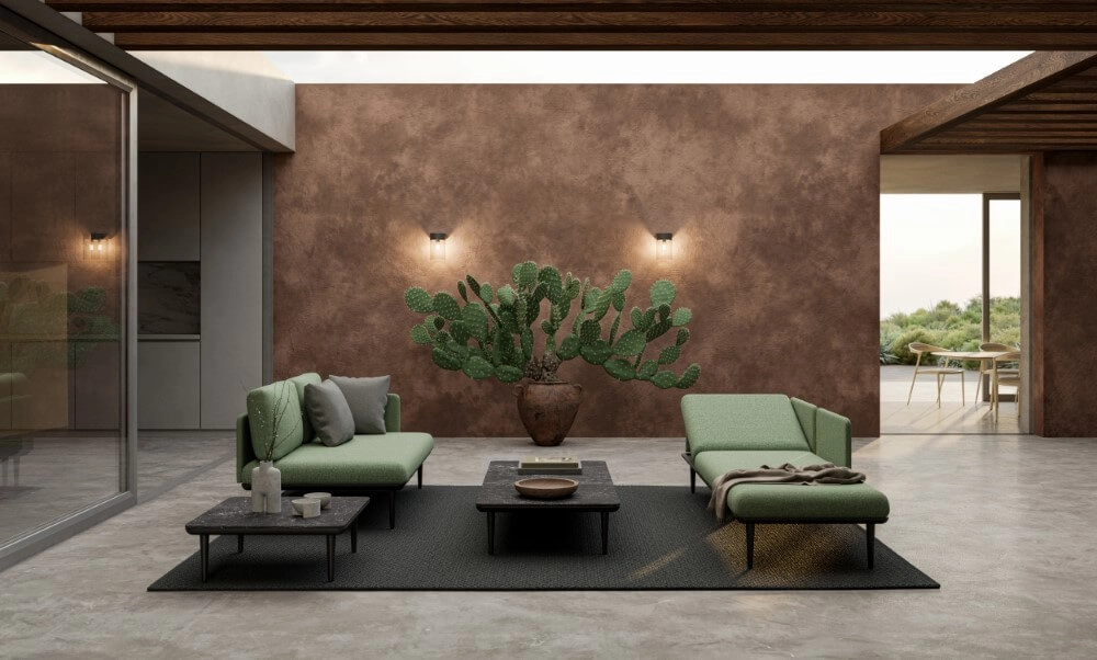 Wall lamp Tesla smoke glass Royal Botania