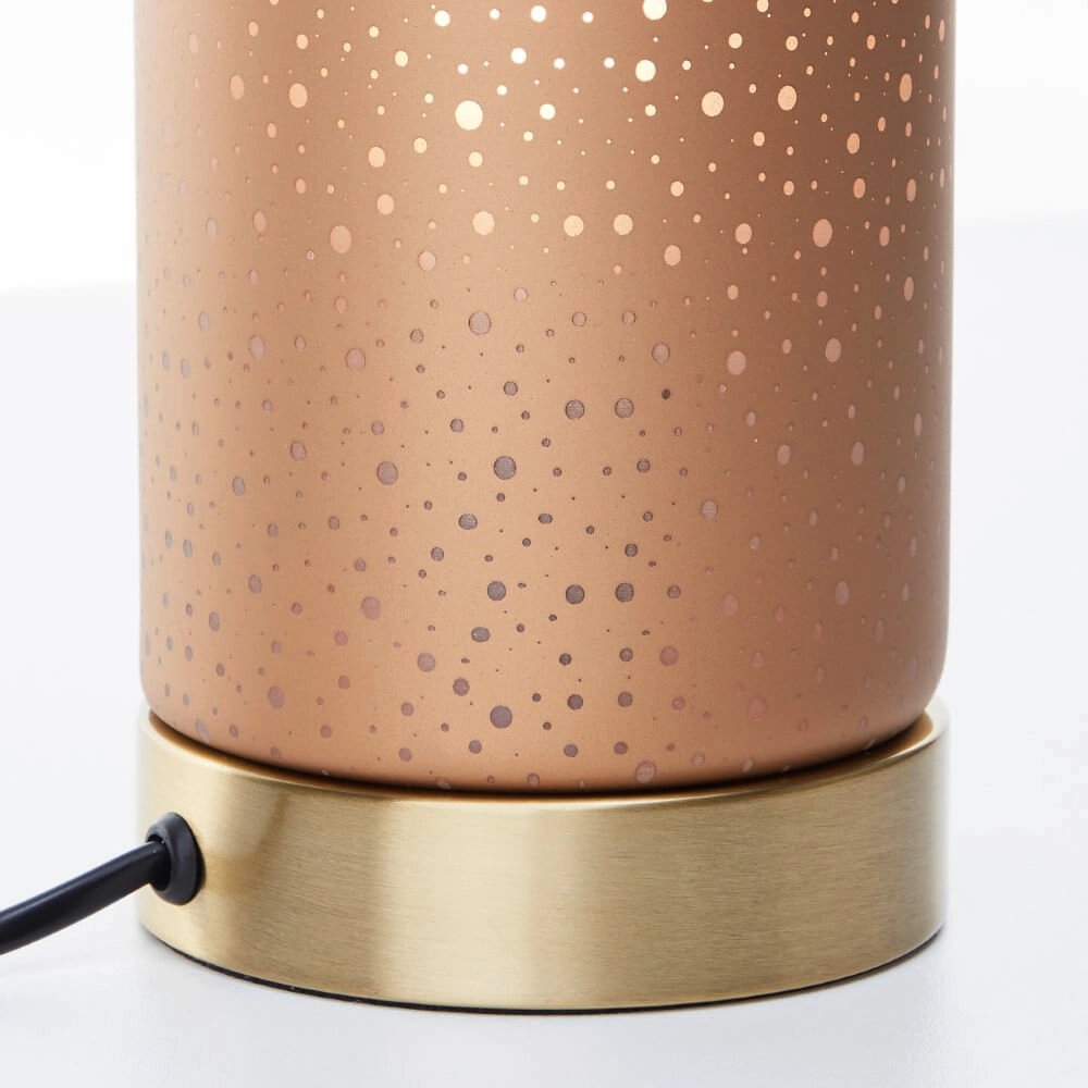 Table lamp Scarlett Gold with copper bronze Brilliant 4004353438196