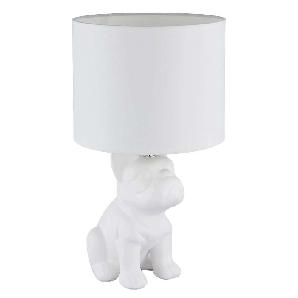 Table lamp Dogo dog white with cap Globo 9007371569687