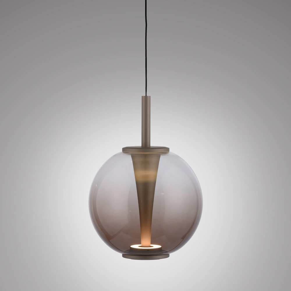 Led pendant light Pure Infinity with amber glass - Ø 18cm Paul Neuhaus 4012248399040