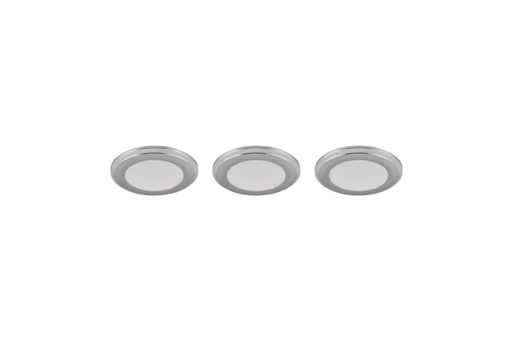 Recessed spotlights Argus chrome set of 3 Trio 4017807574470