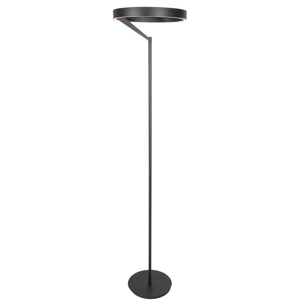 Modern floor lamp Mykty black Ø 40cm