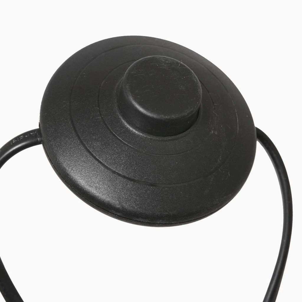Arc lamp sand brown Silva Alba with white shade Ø60cm Steinhauer 8712746185720