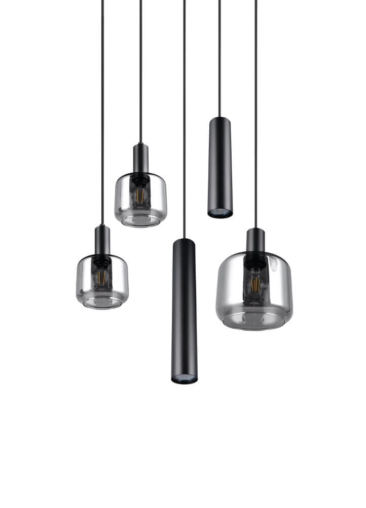 Vide pendant lamp Mataro with pendants Trio 4017807612912
