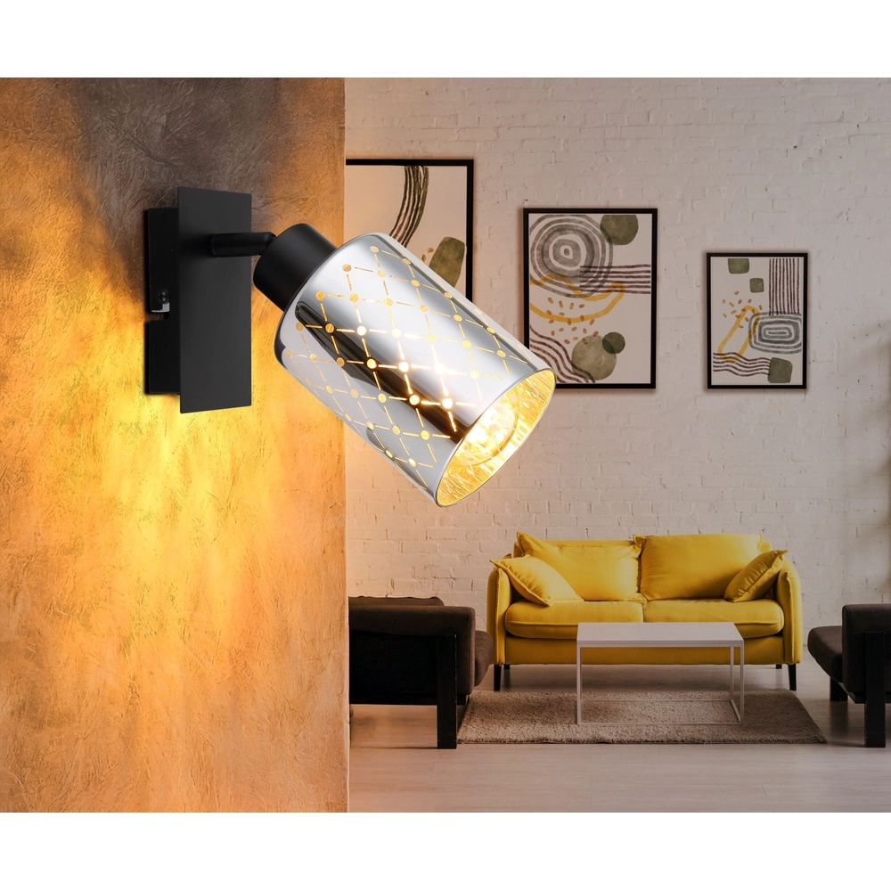 Design wall lamp Alonso Black Globo 9007371578245