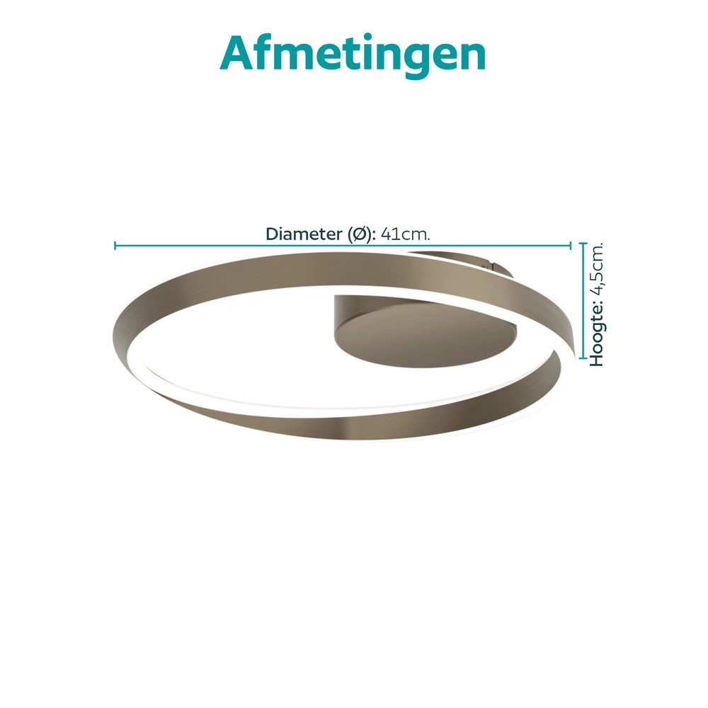 Design ceiling lamp Camerota Dark Bronze