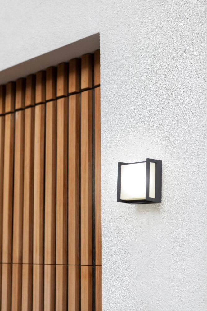 Design wall lamp Qubo anthracite Lutec 6939412015064
