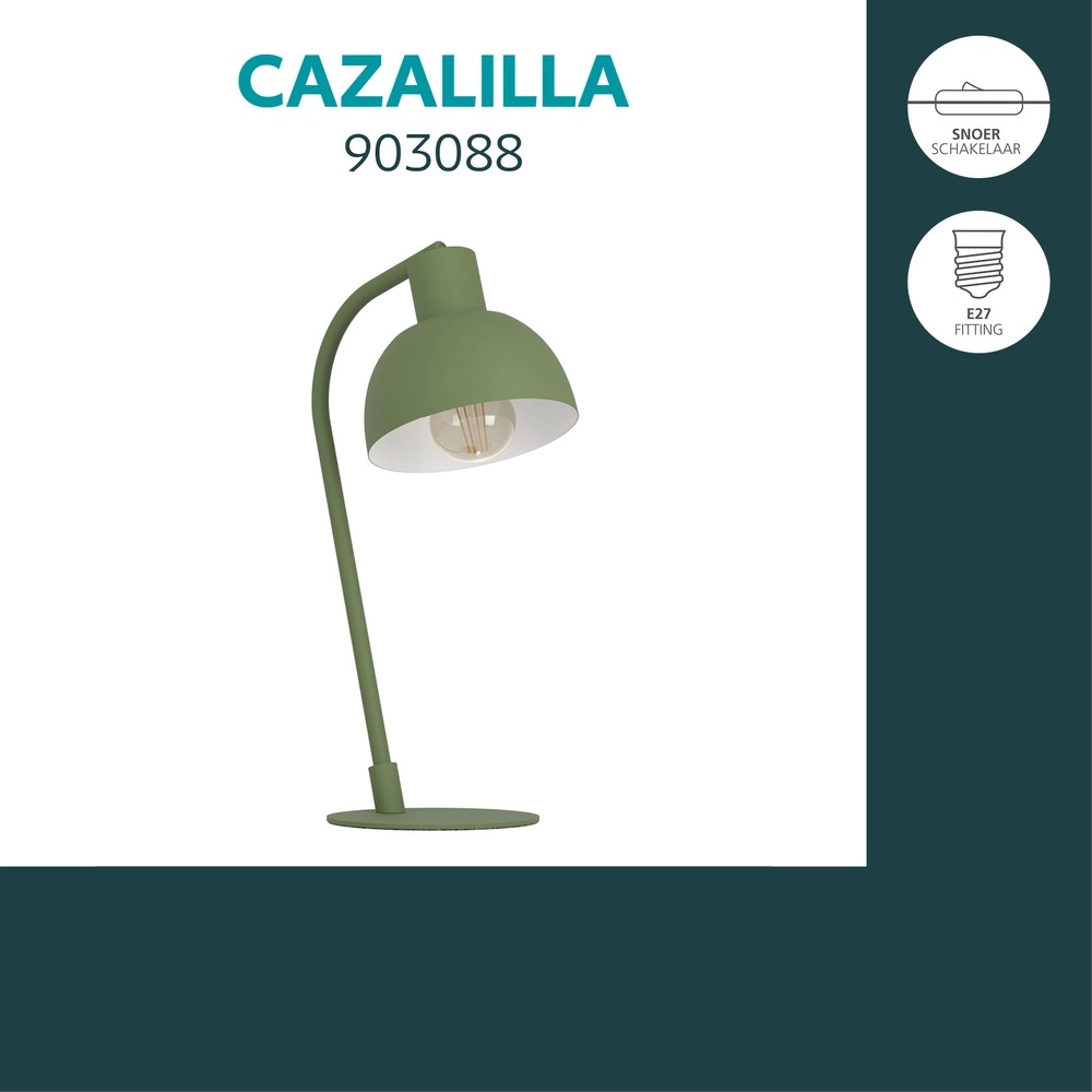 Table lamp Cazalilla Green