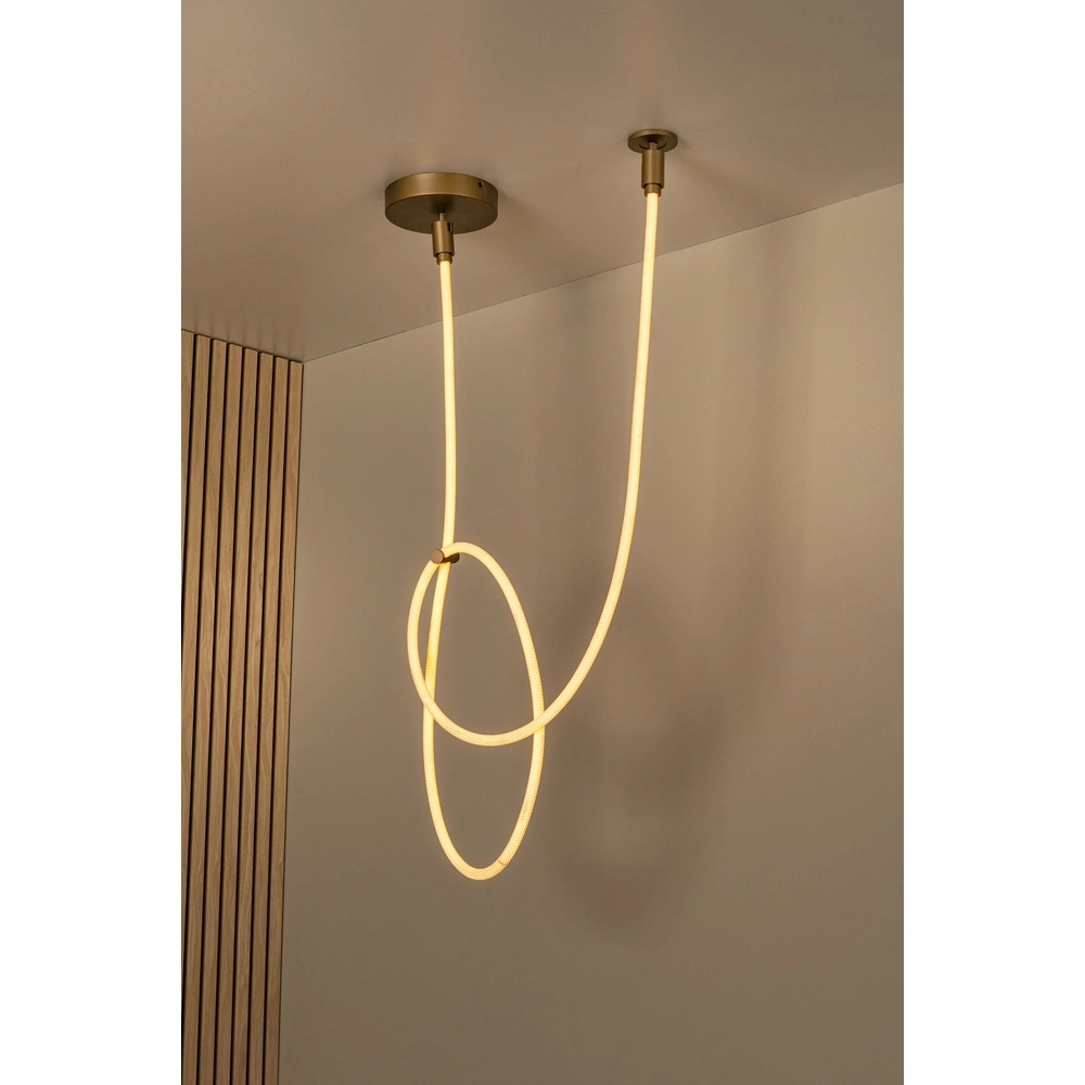 Unique ceiling lamp Janderin 300cm champagne Lucide Vibes 5411212242075