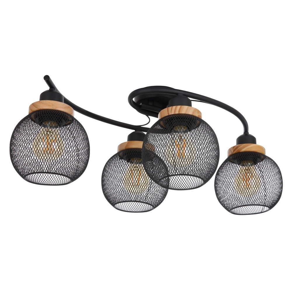 Ceiling lamp Pablo Black Mesh Globo 9007371429547
