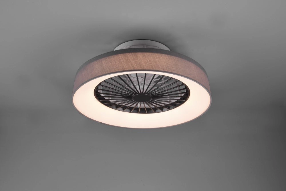 Led ceiling fan Farsund 47cm black Trio 4017807491081