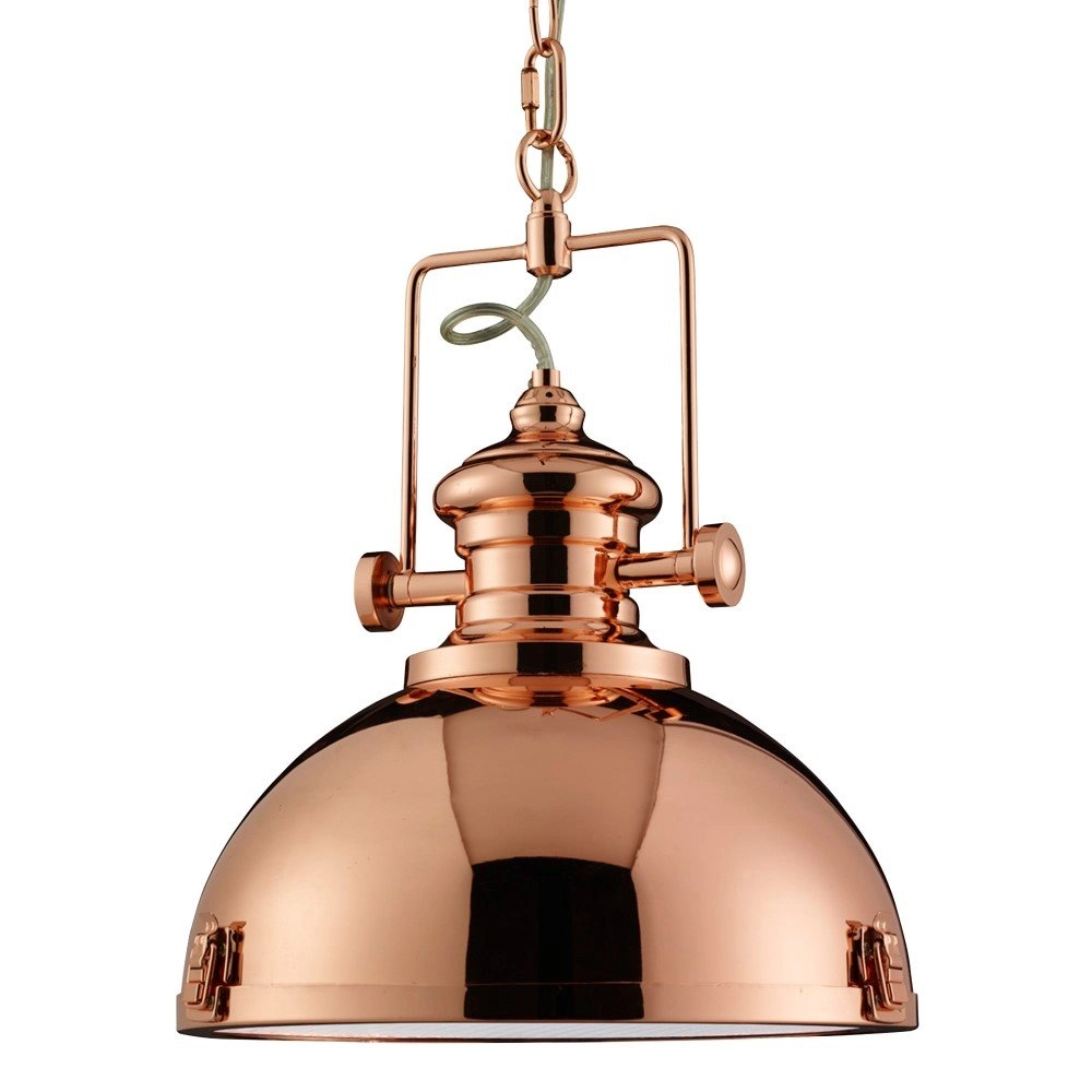 Copper pendant lamp Industrial Pendants Ø 31cm