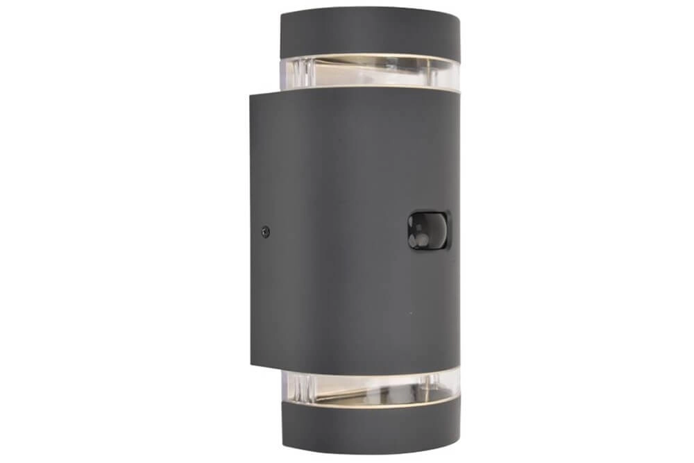 Design wall lamp Focus anthracite with sensor