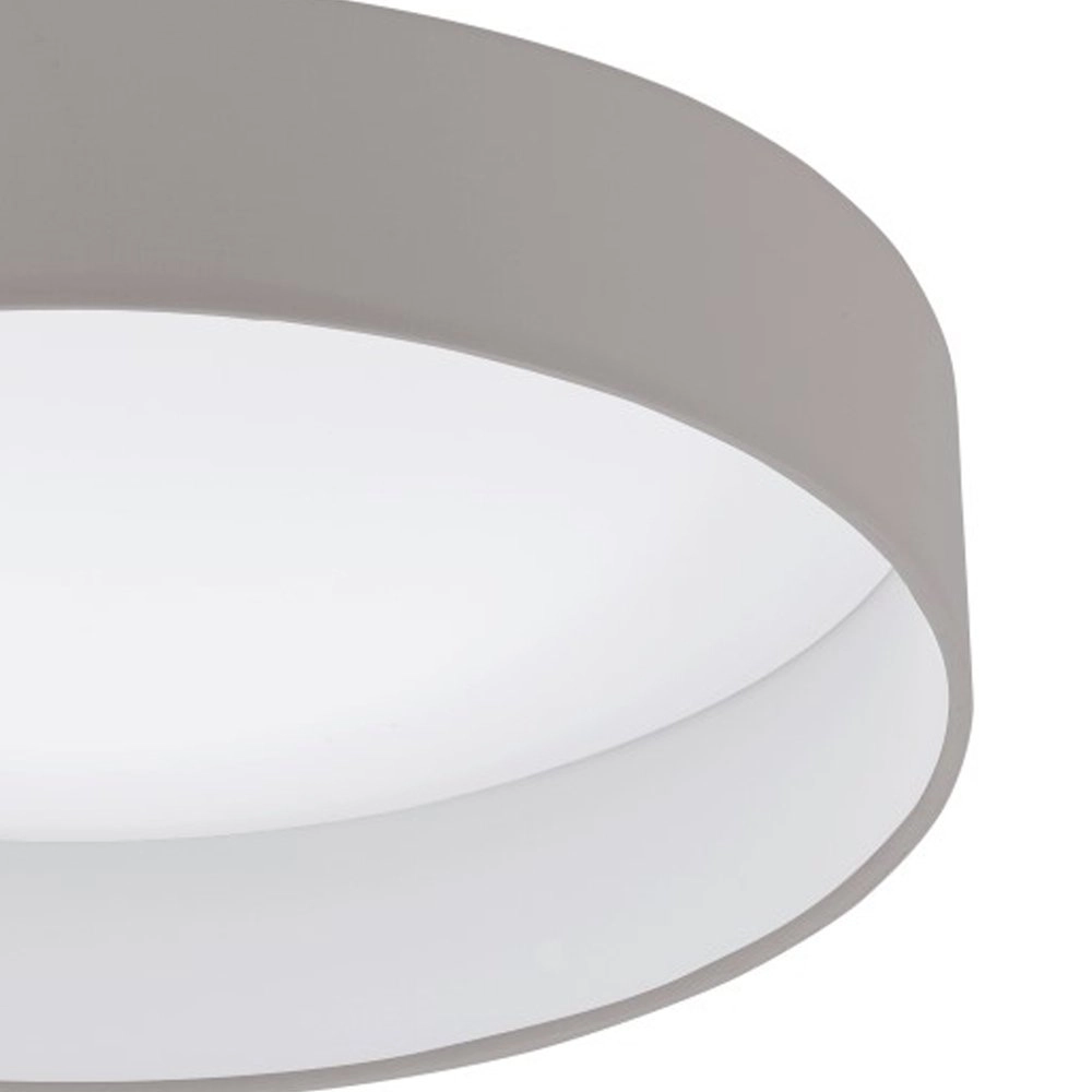 LED flush ceiling light Palomaro 1 40cm taupe Eglo 9002759965396