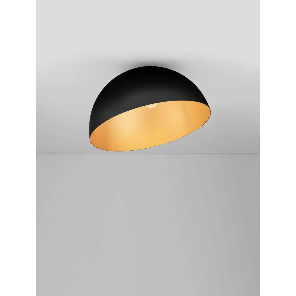 Ceiling lamp Onia black with gold Ø 50cm