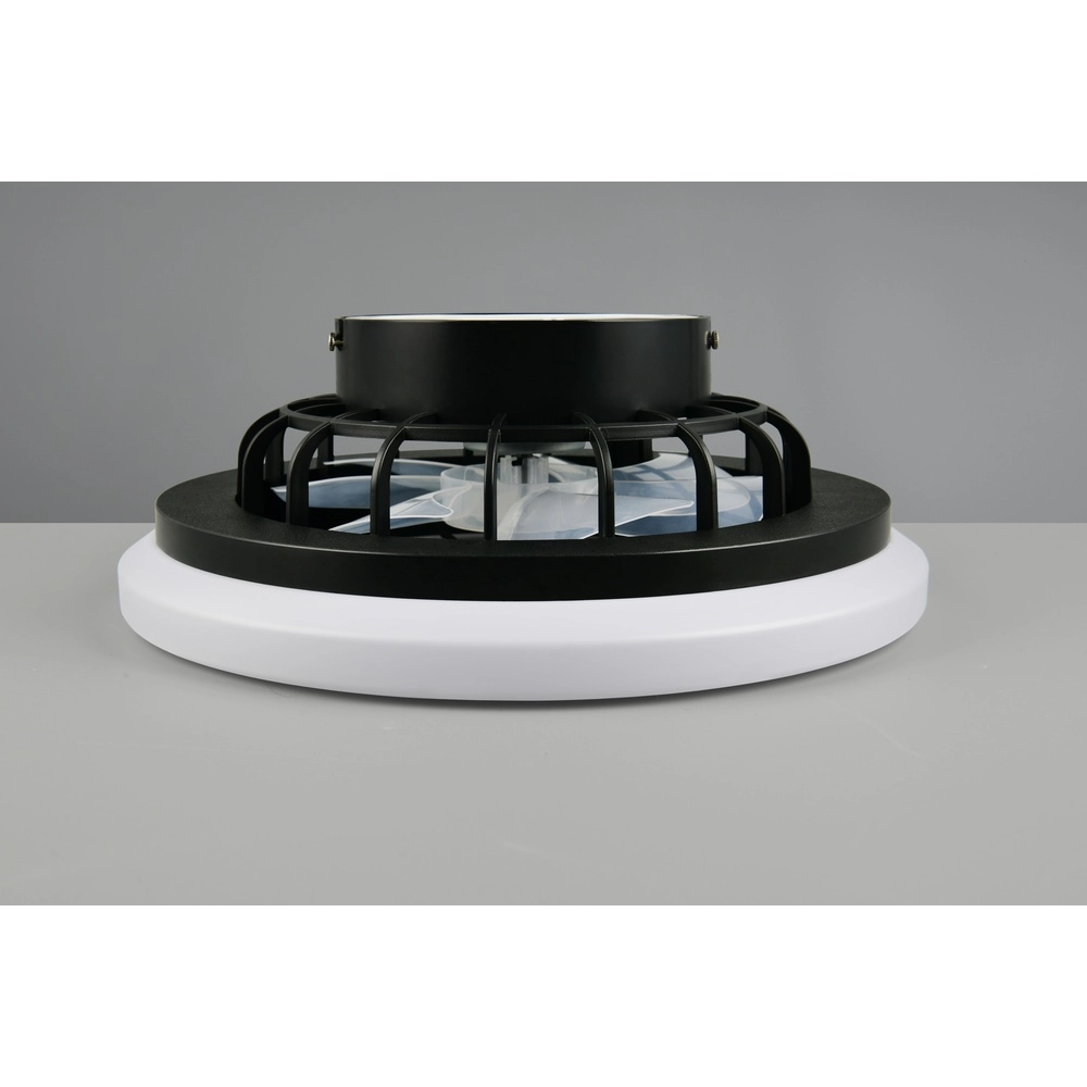 Ceiling fan Rotsund black Ø 38cm Trio 4017807693164