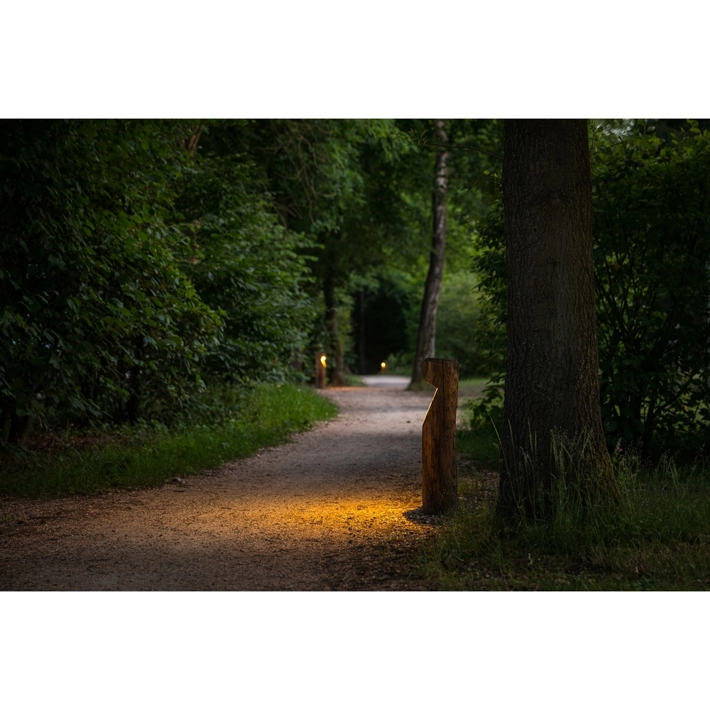 Wooden path lighting Bosco Chestnut - 65cm - 2700K Timberlab 8716803513709