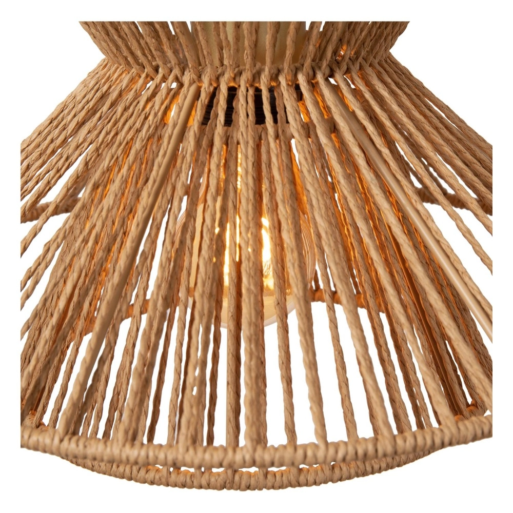 Pendant lamp Tasman Rattan Lucide 5411212106001
