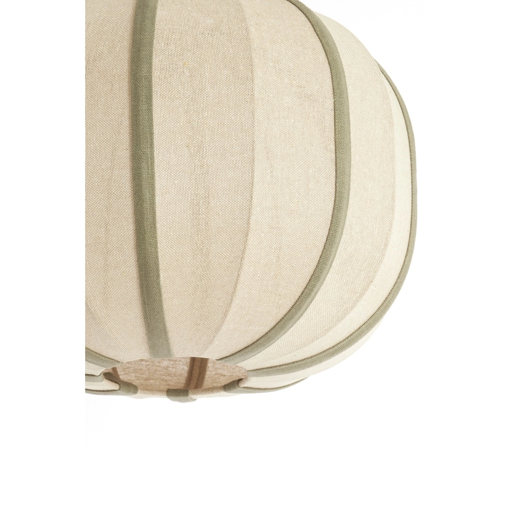 Japandi pendant lamp Esmiria Ø 40cm - olive green Light & Living 8717807835927