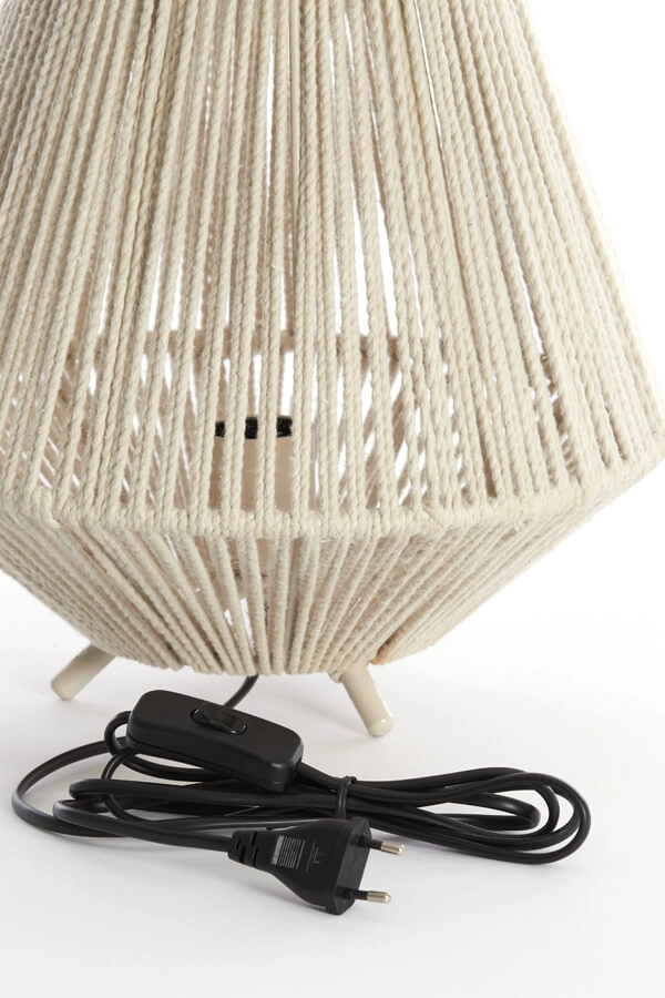 Table lamp japandi Felida Ø 28cm cream Light & Living 8717807711900