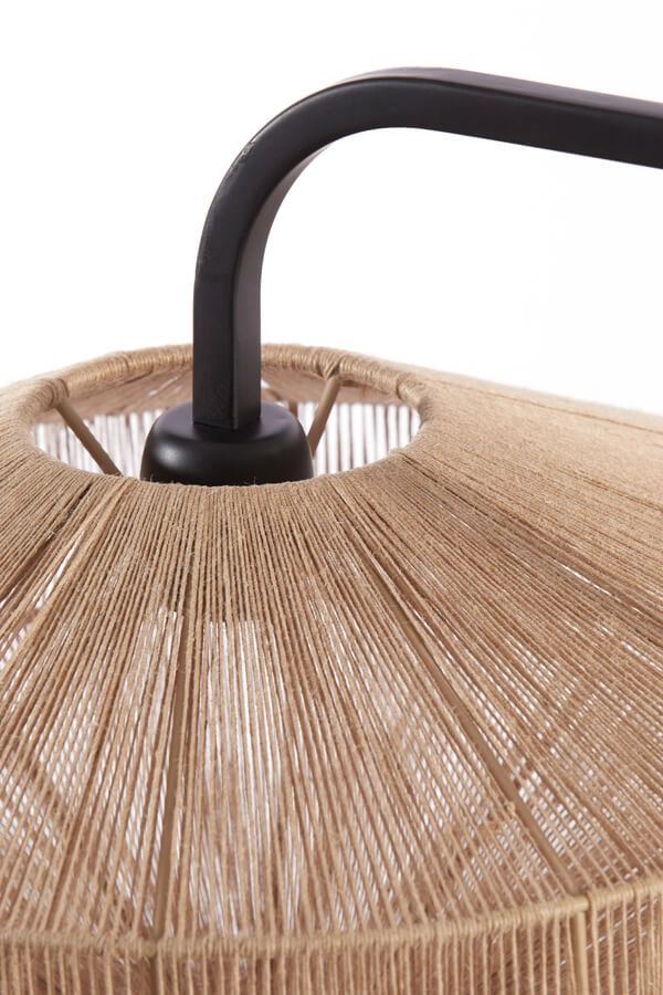 Rattan floor lamp Lyra Ø 43cm Light & Living 8717807681586
