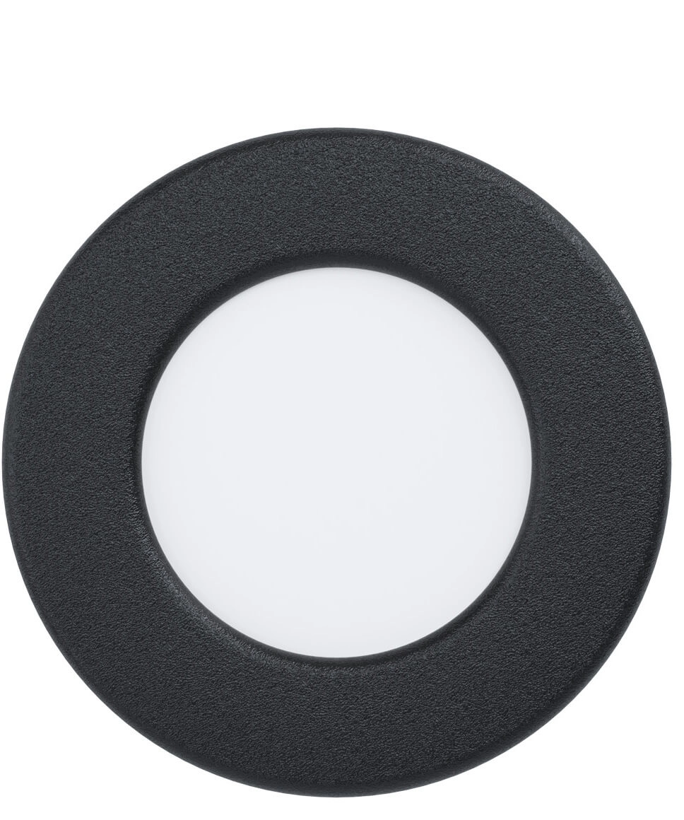 Set of 3 black recessed spotlight Fueva 5 Ø 8.6cm Eglo 9002759991463