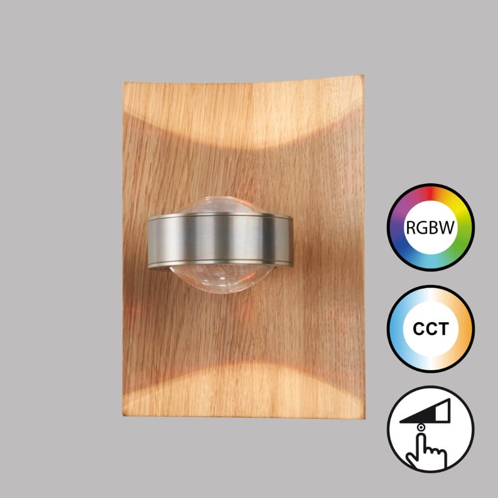 Wall lamp Shine-Wood led Fischer & Honsel 4003694305426