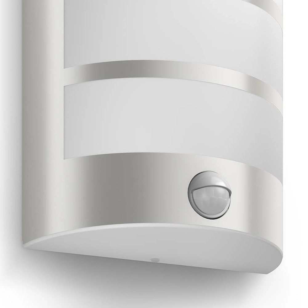 Outdoor lamp stainless steel Python with sensor Philips 8718696131657