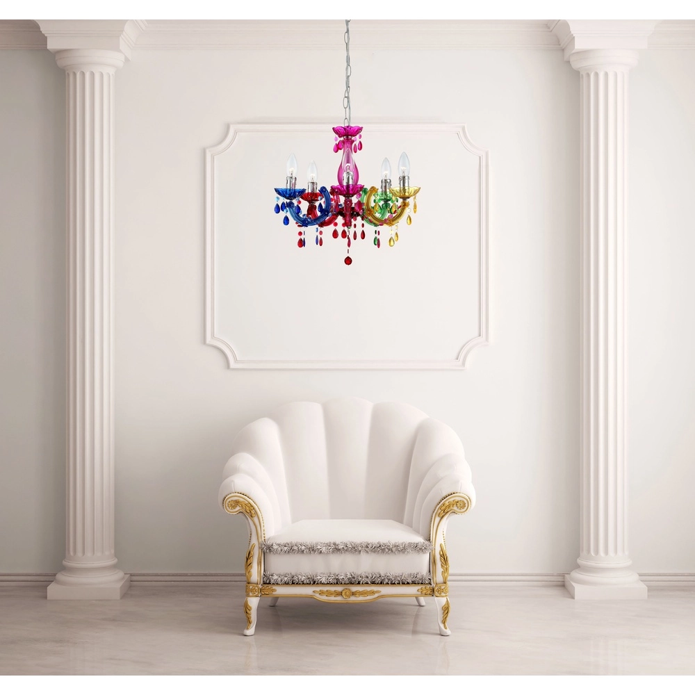 Chandelier Cuimbra Ii Colored Globo 9007371259755