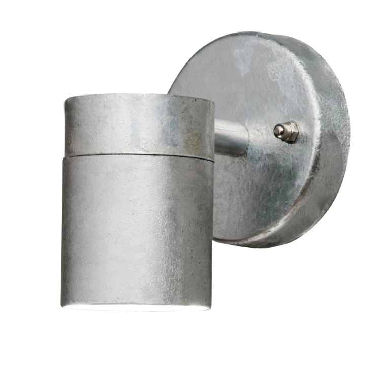 Wall spotlight Modena Downlight 9cm zinc grey