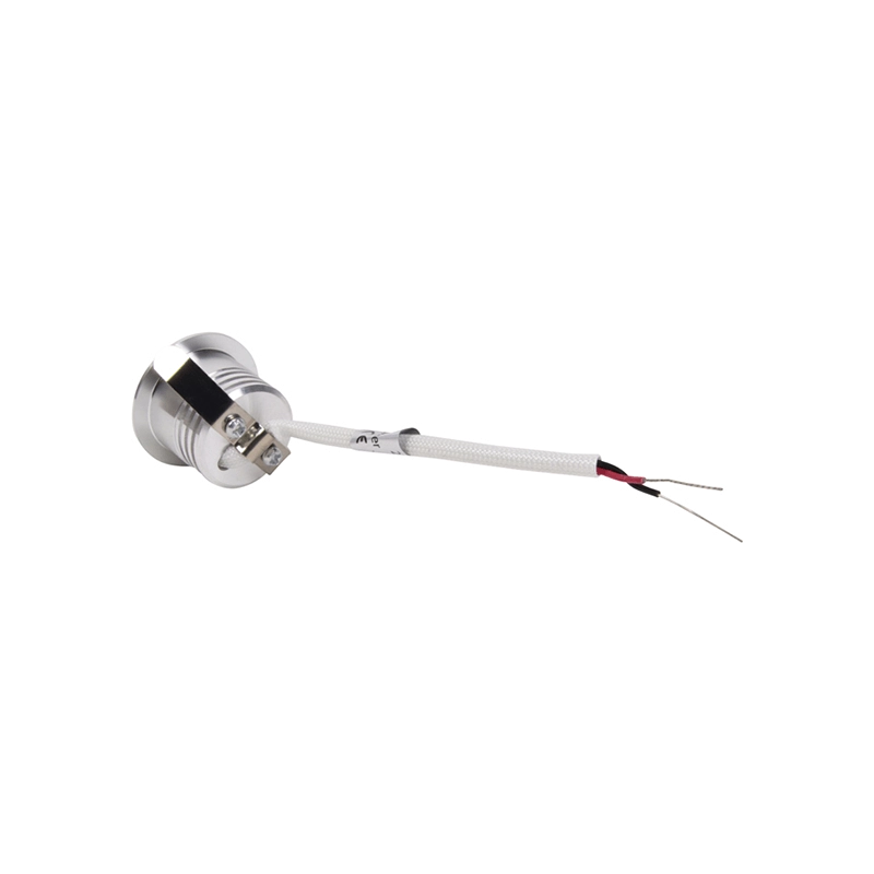 Small recessed spotlight Minex brushed steel - IP44 Vtac 8720701271494