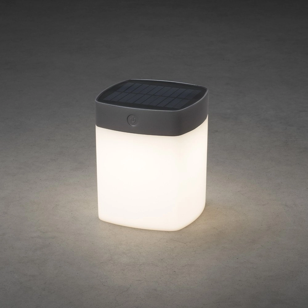 Solar table lamp Asissi 14.5cm anthracite KonstSmide 7318308063027