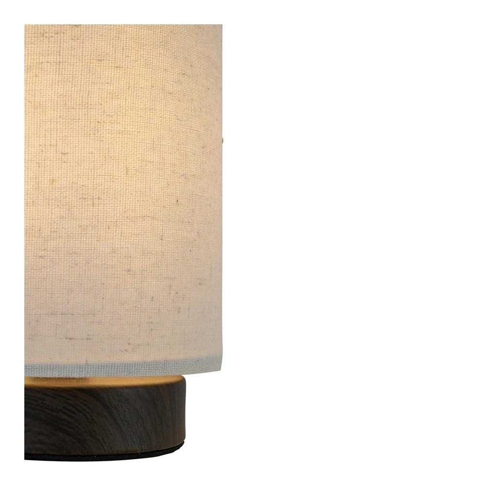 Table lamp Albane dark wood Ø 12cm Lucide 5411212061652