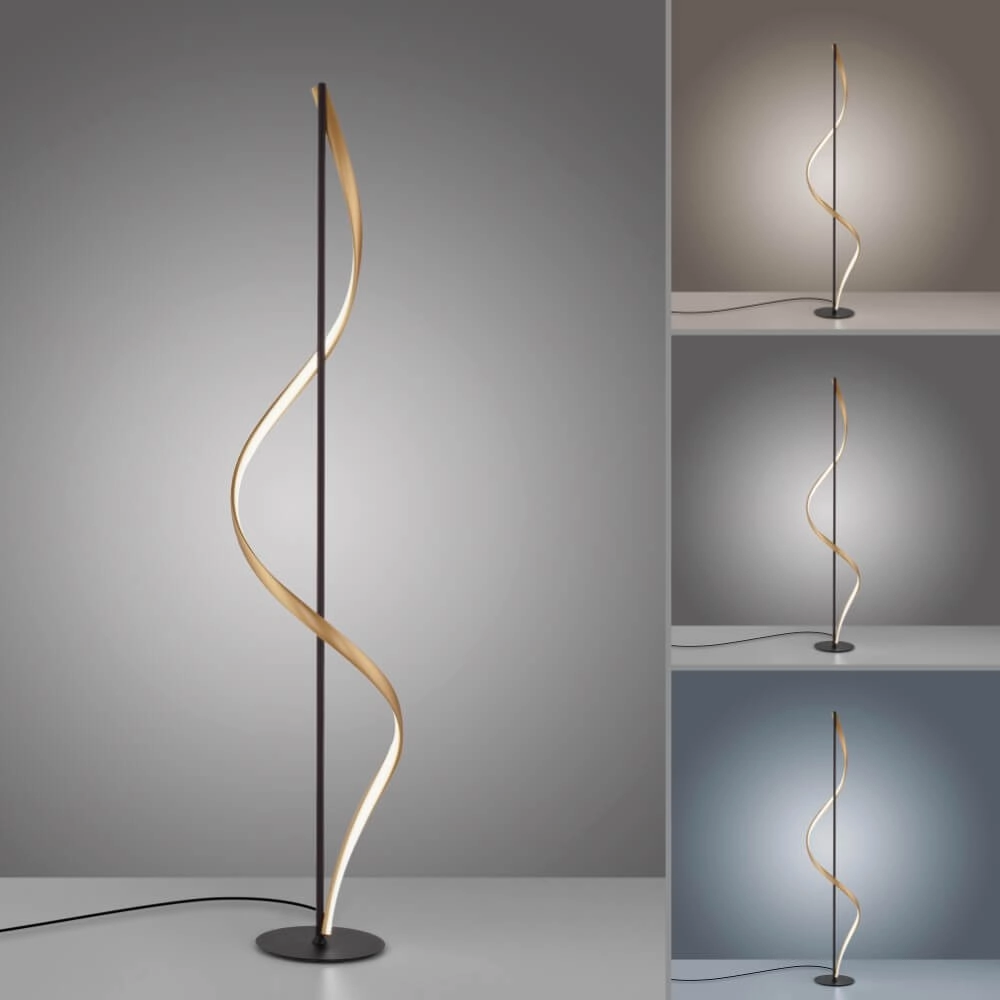 Design floor lamp Q-Swing anthracite Paul Neuhaus 4012248373781