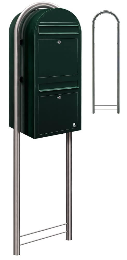 Mailbox Duo 6064 Black and green Bobi 6417237014283