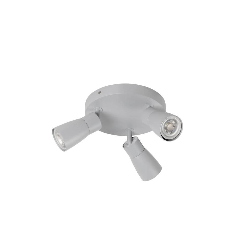 Round spotlight Puri 2.0 Dome Grey 3-light SLV 4024163293839