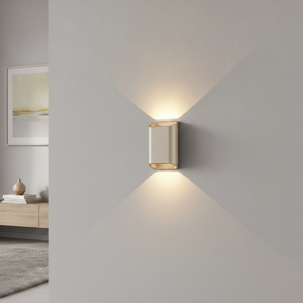 Wall lamp Diaz S Champagne