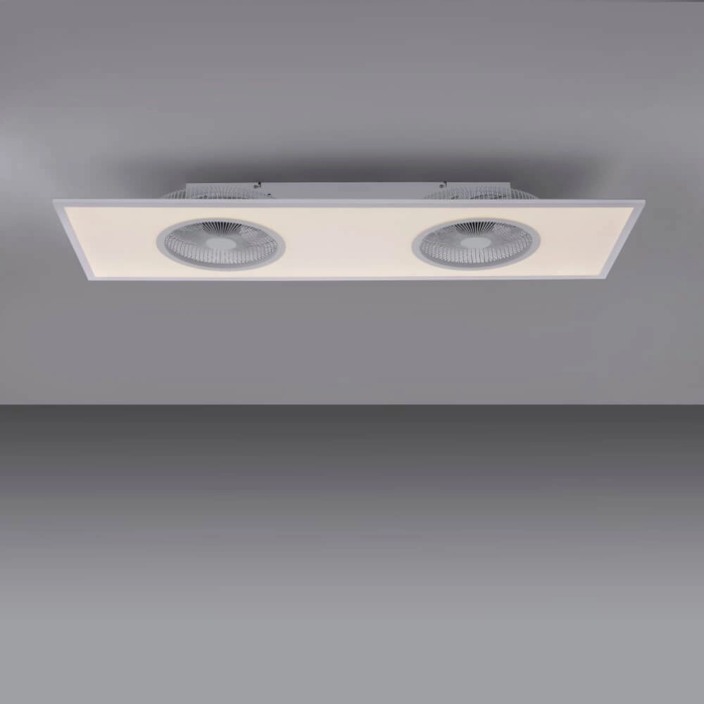Ceiling fan lamp Flat-Air 120cm 2700-5000K white Paul Neuhaus 4043689975920