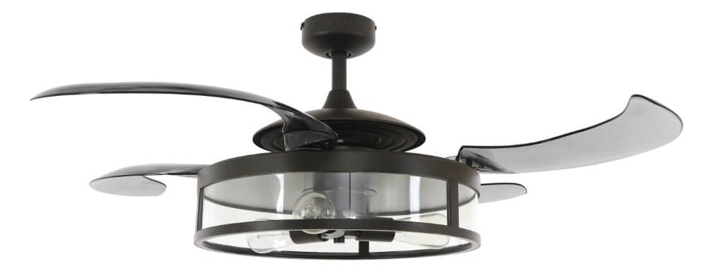 Black ceiling fan Fanway Classic Ø 122cm