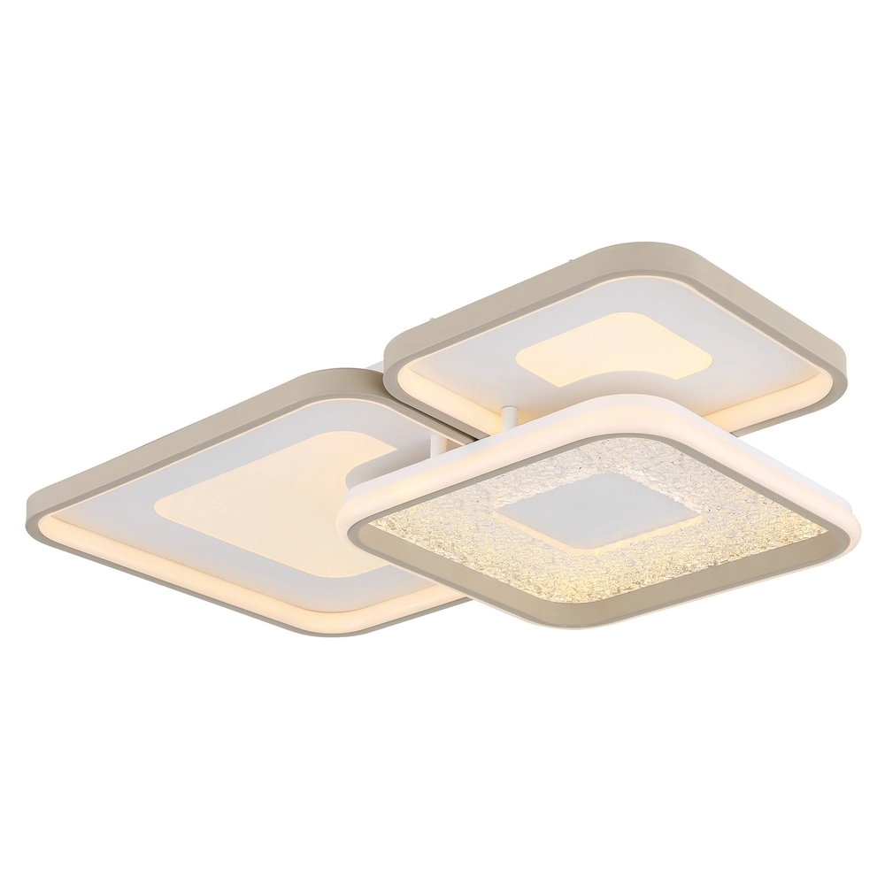 Modern ceiling lamp Mosaiko 64cm sand brown Globo 9007371575763