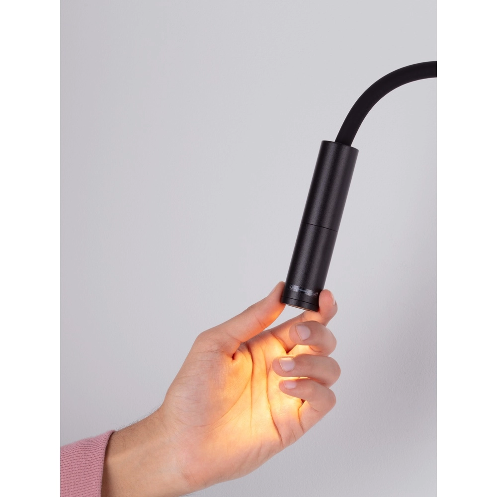 Bedside lamp Sonica black Lyora 5212017454874