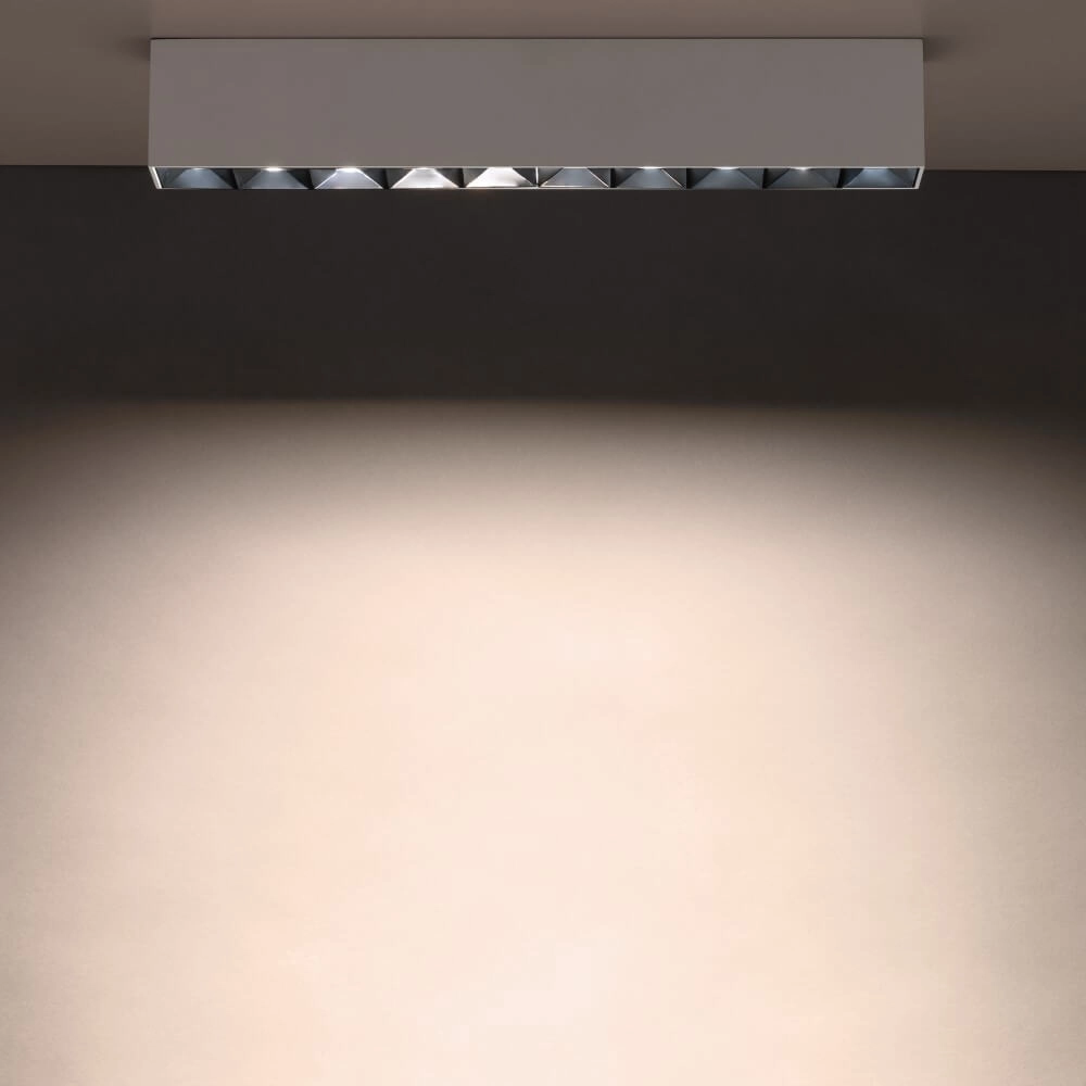 White surface-mounted spotlight Midi Led 10x1 LEDs - 4000K Lyora 5903139100533