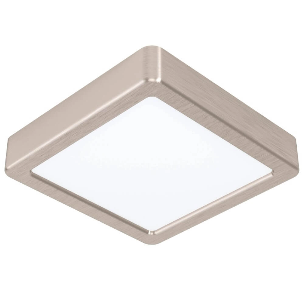 Stainless steel ceiling lamp Fueva 5 16 by 16cm