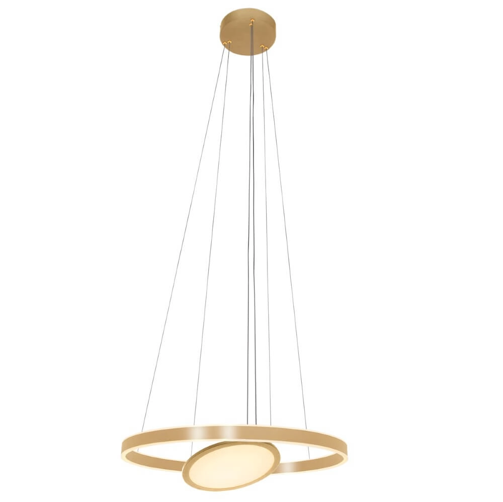 Led pendant light Ringlux 2x LED gold
